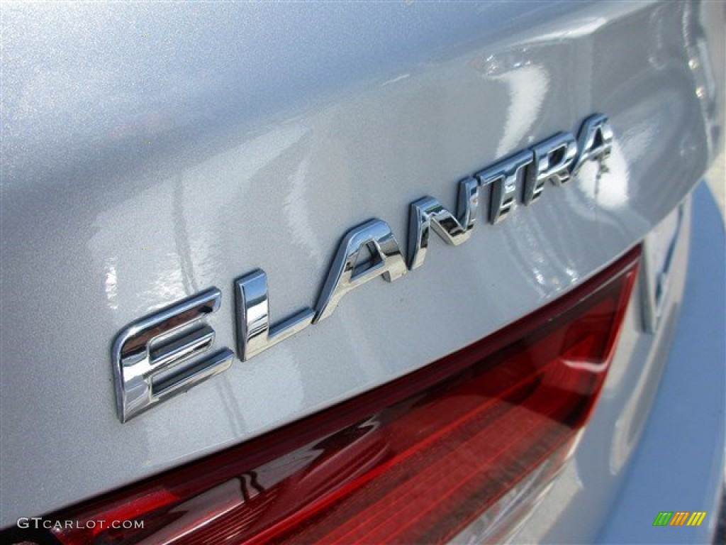 2015 Elantra Limited Sedan - Shimmering Air Silver / Gray photo #4