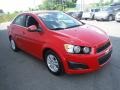 Victory Red 2013 Chevrolet Sonic LT Sedan Exterior