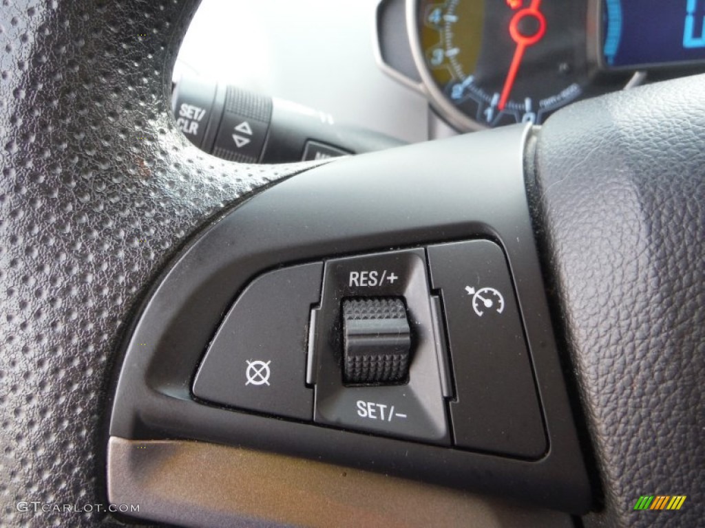 2013 Sonic LT Sedan - Victory Red / Jet Black/Dark Titanium photo #24