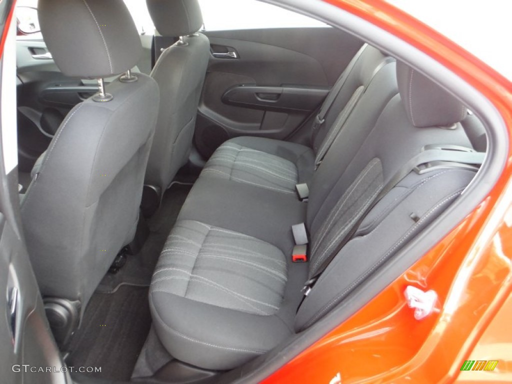 2013 Sonic LT Sedan - Victory Red / Jet Black/Dark Titanium photo #28