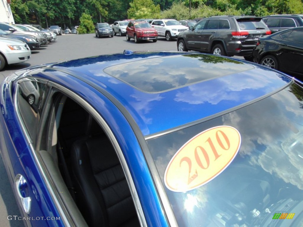 2010 Accord EX-L V6 Coupe - Belize Blue Pearl / Black photo #10