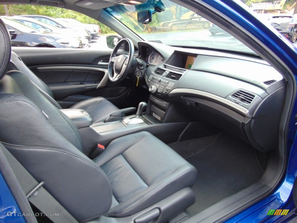 2010 Accord EX-L V6 Coupe - Belize Blue Pearl / Black photo #19