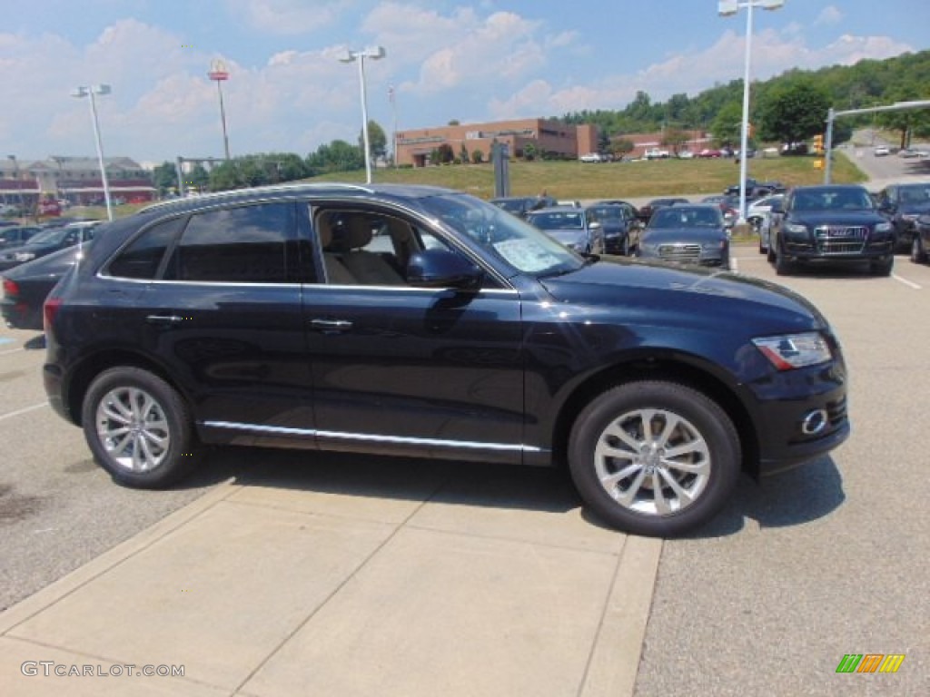 2016 Q5 2.0 TFSI Premium Plus quattro - Moonlight Blue Metallic / Pistachio Beige photo #9