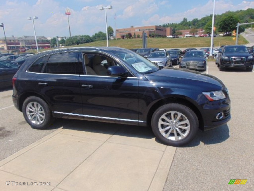 2016 Q5 2.0 TFSI Premium Plus quattro - Moonlight Blue Metallic / Pistachio Beige photo #10