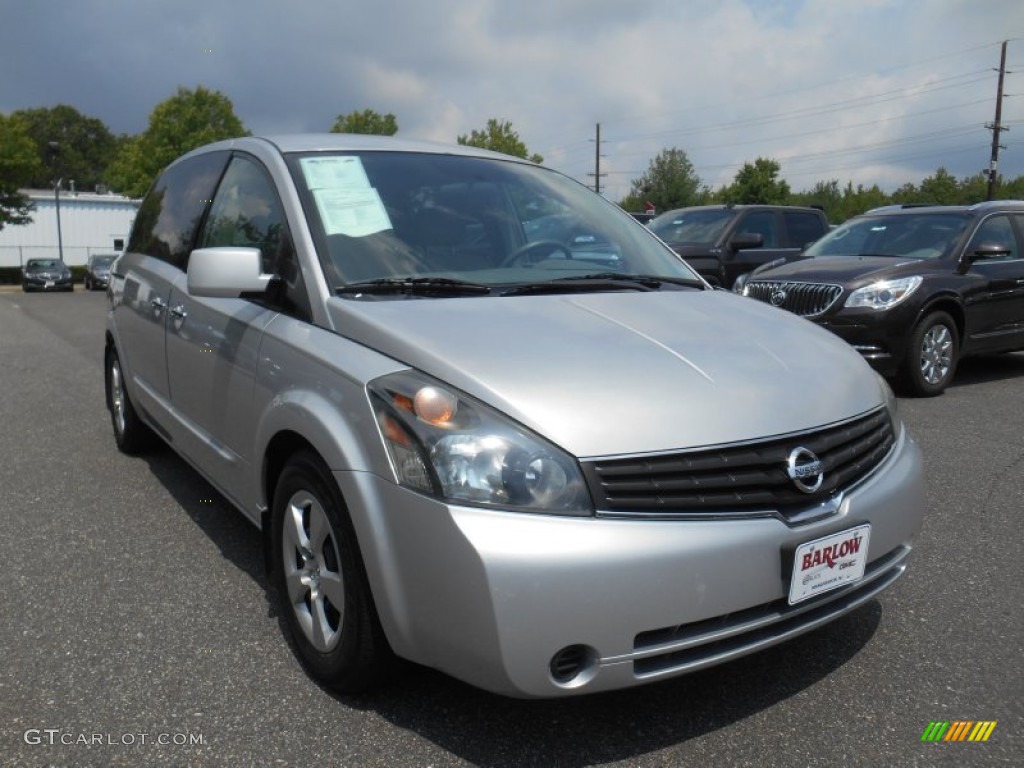 2008 Quest 3.5 S - Radiant Silver Metallic / Gray photo #1