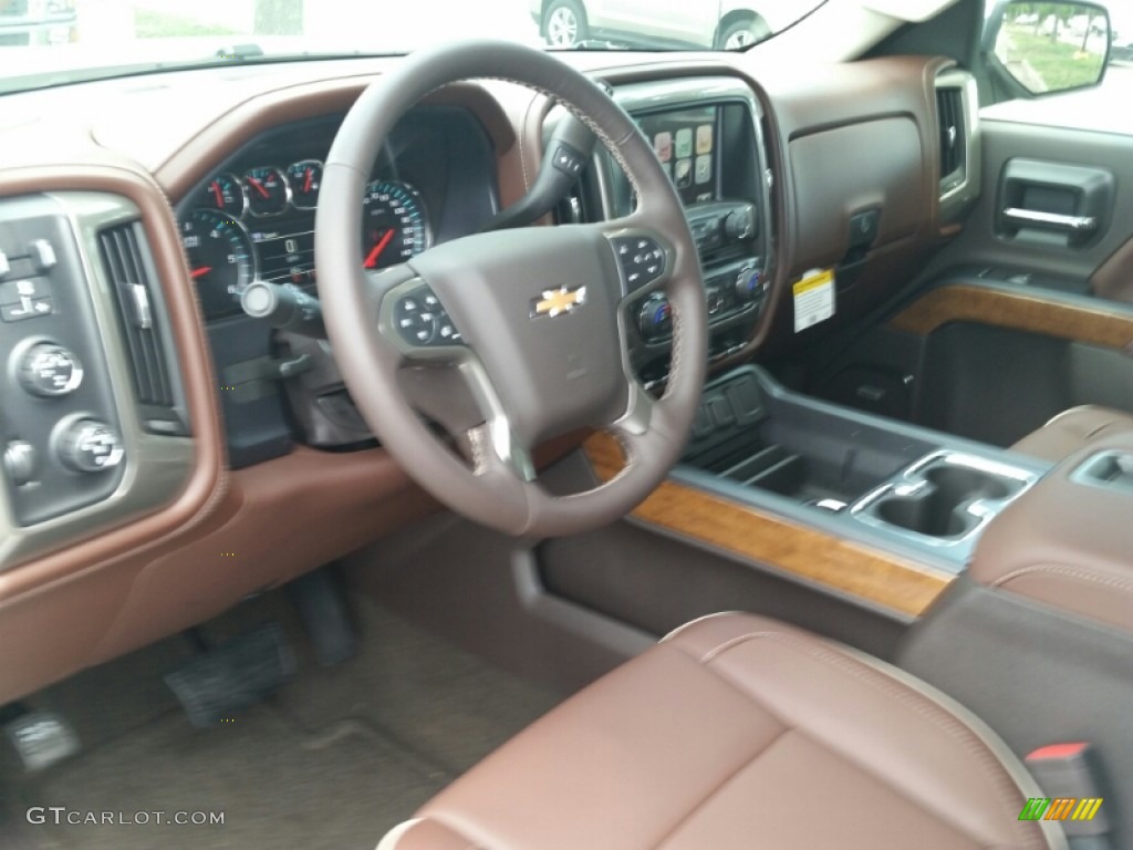 2015 Silverado 1500 High Country Crew Cab 4x4 - White Diamond Tricoat / High Country Saddle photo #7