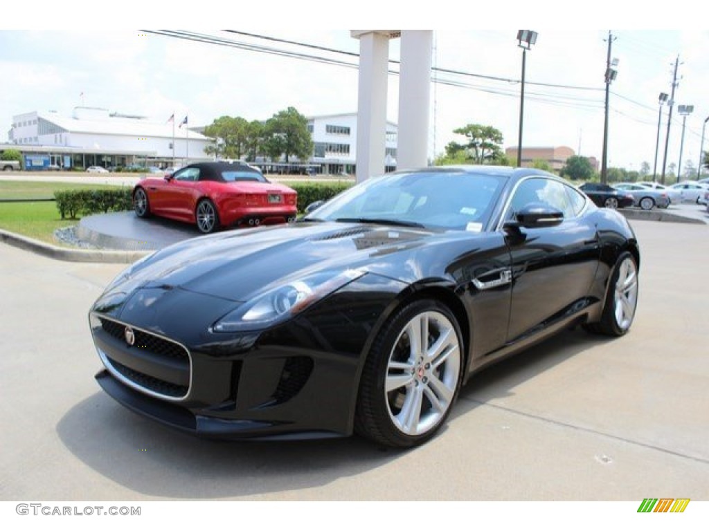 Ultimate Black Metallic 2016 Jaguar F-TYPE Coupe Exterior Photo #105924713