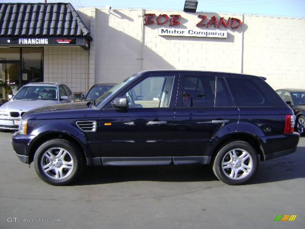 2006 Range Rover Sport HSE - Buckingham Blue Metallic / Alpaca Beige photo #5