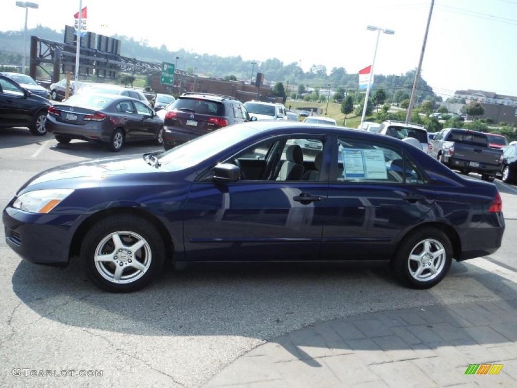 2006 Accord Value Package Sedan - Royal Blue Pearl / Gray photo #6