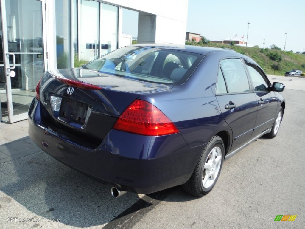 2006 Accord Value Package Sedan - Royal Blue Pearl / Gray photo #9