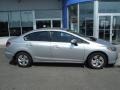 2014 Alabaster Silver Metallic Honda Civic LX Sedan  photo #2