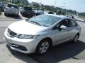 2014 Alabaster Silver Metallic Honda Civic LX Sedan  photo #5