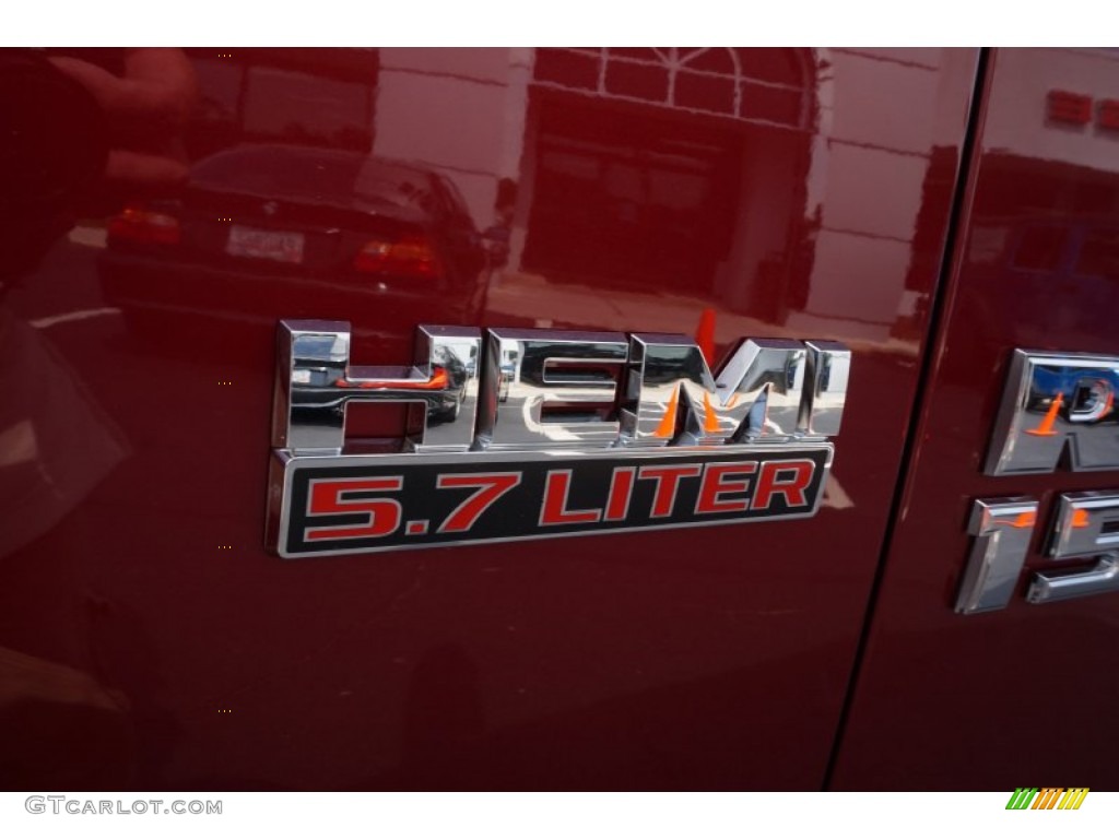 2015 1500 Express Crew Cab 4x4 - Deep Cherry Red Crystal Pearl / Black/Diesel Gray photo #13