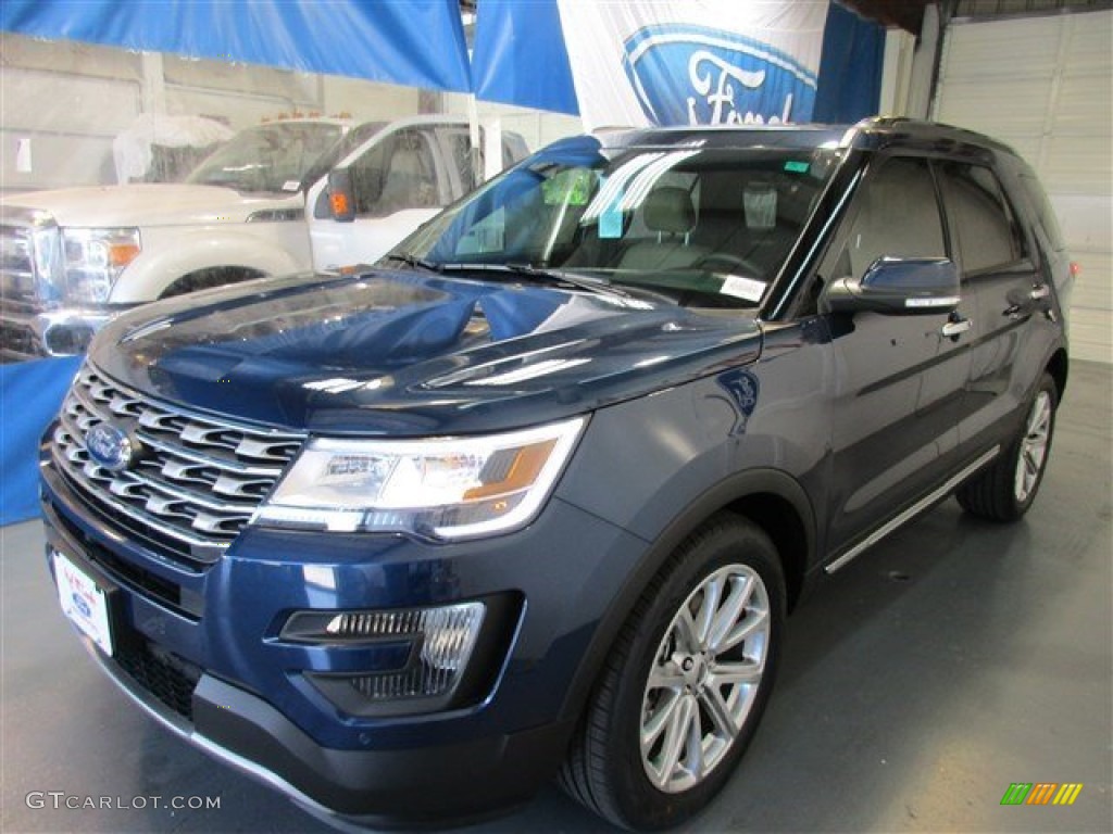 Blue Jeans Metallic 2016 Ford Explorer Limited Exterior Photo #105930340