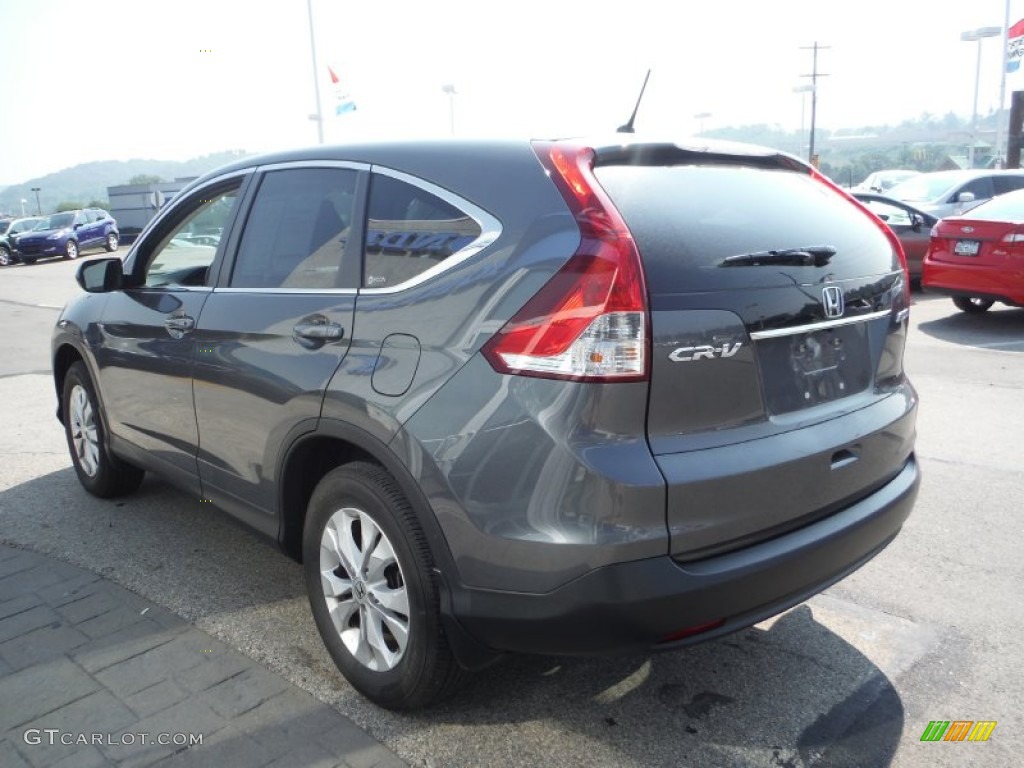 2012 CR-V EX 4WD - Polished Metal Metallic / Gray photo #6