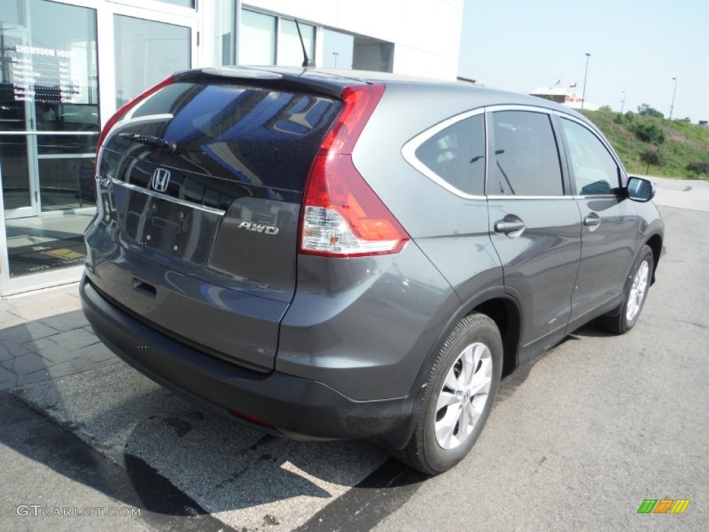 2012 CR-V EX 4WD - Polished Metal Metallic / Gray photo #8