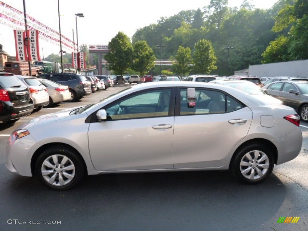 2014 Corolla LE - Classic Silver Metallic / Ash photo #2