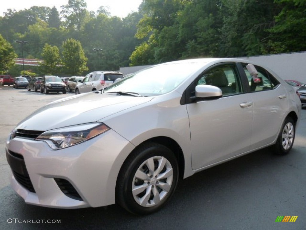 2014 Corolla LE - Classic Silver Metallic / Ash photo #3