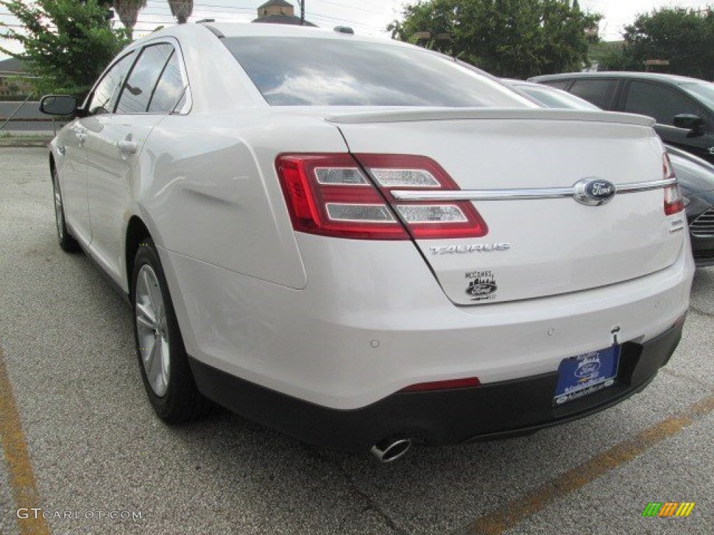 2015 Taurus SEL - White Platinum Metallic / Charcoal Black photo #8