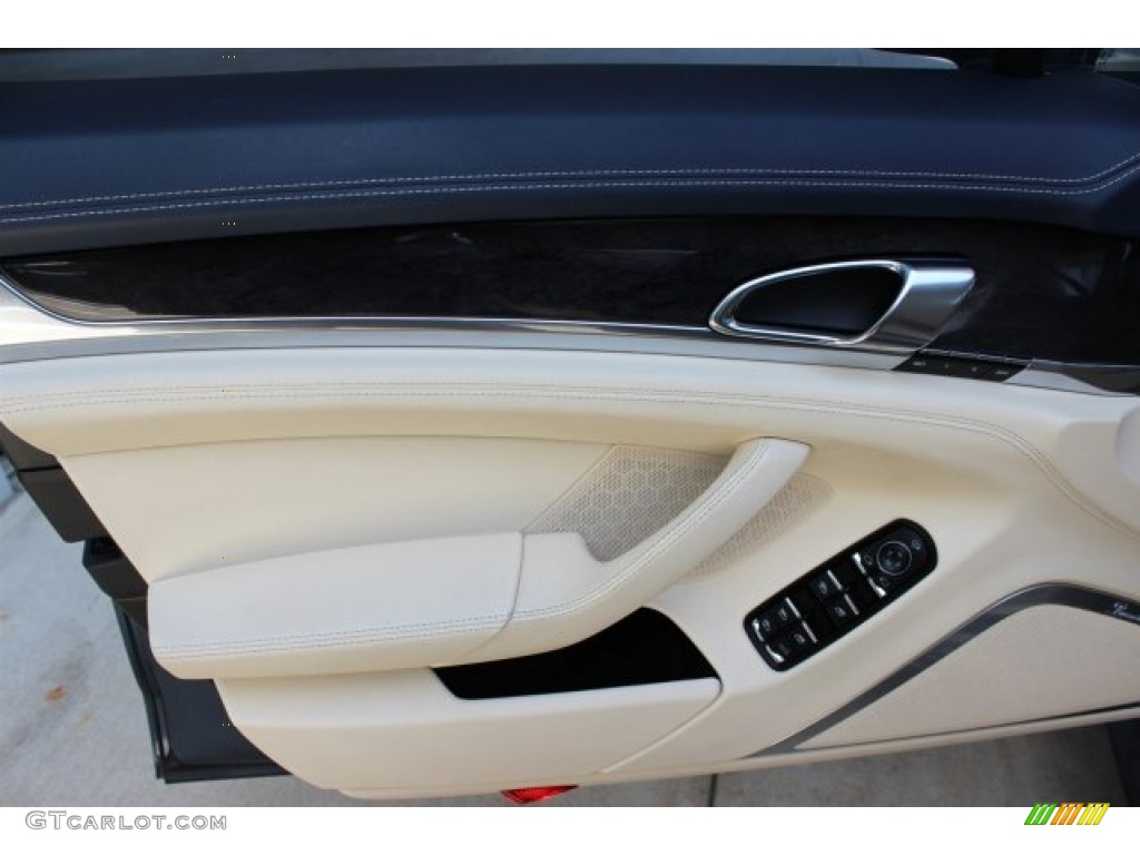 2010 Panamera Turbo - Yachting Blue Metallic / Yachting Blue/Cream photo #14