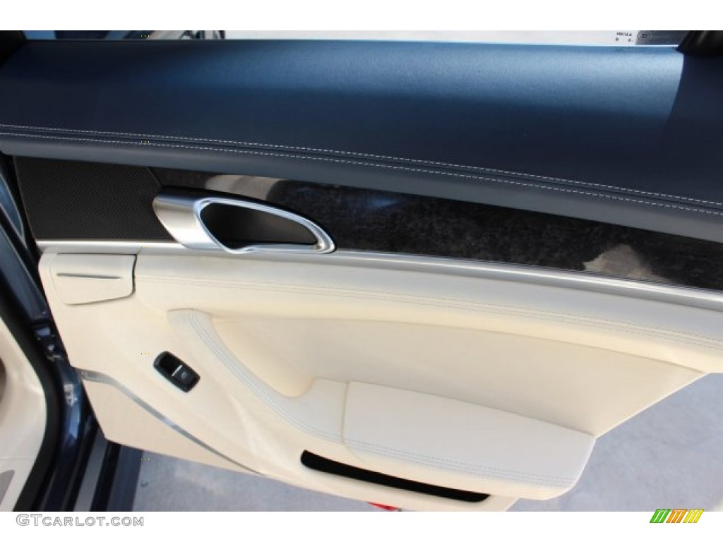2010 Panamera Turbo - Yachting Blue Metallic / Yachting Blue/Cream photo #47