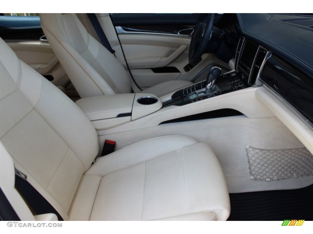 2010 Panamera Turbo - Yachting Blue Metallic / Yachting Blue/Cream photo #52