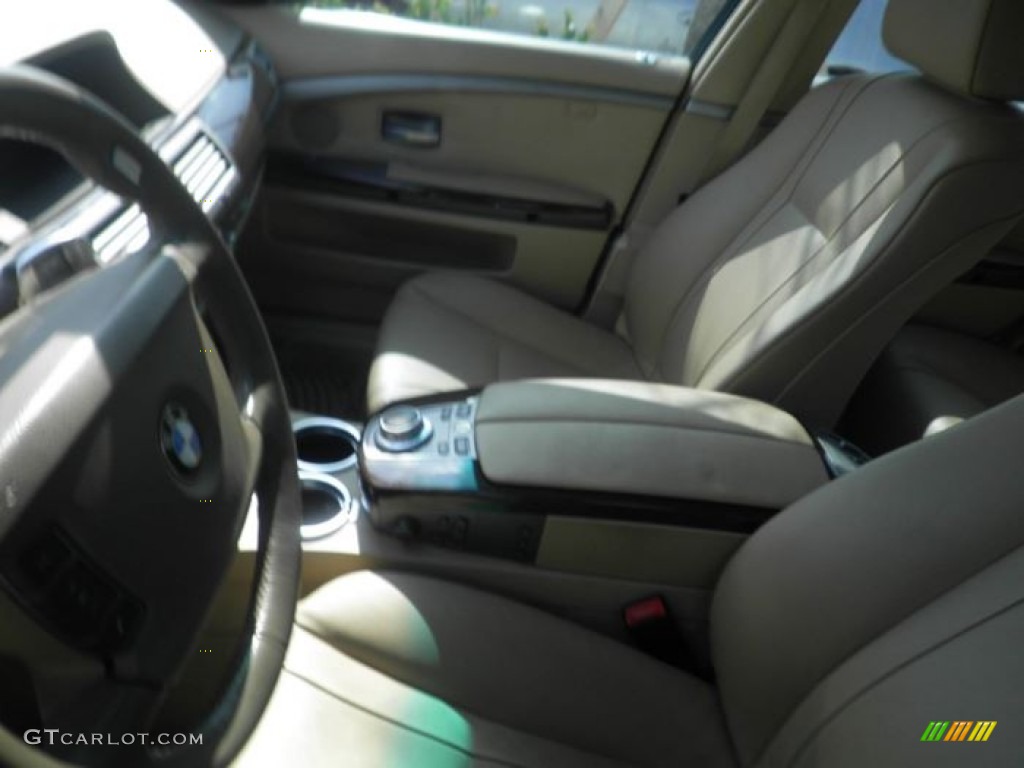 2006 7 Series 750i Sedan - Alpine White / Dark Beige/Beige III photo #5