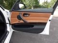 Saddle Brown Dakota Leather Door Panel Photo for 2011 BMW 3 Series #105934966