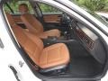 Saddle Brown Dakota Leather Front Seat Photo for 2011 BMW 3 Series #105935026