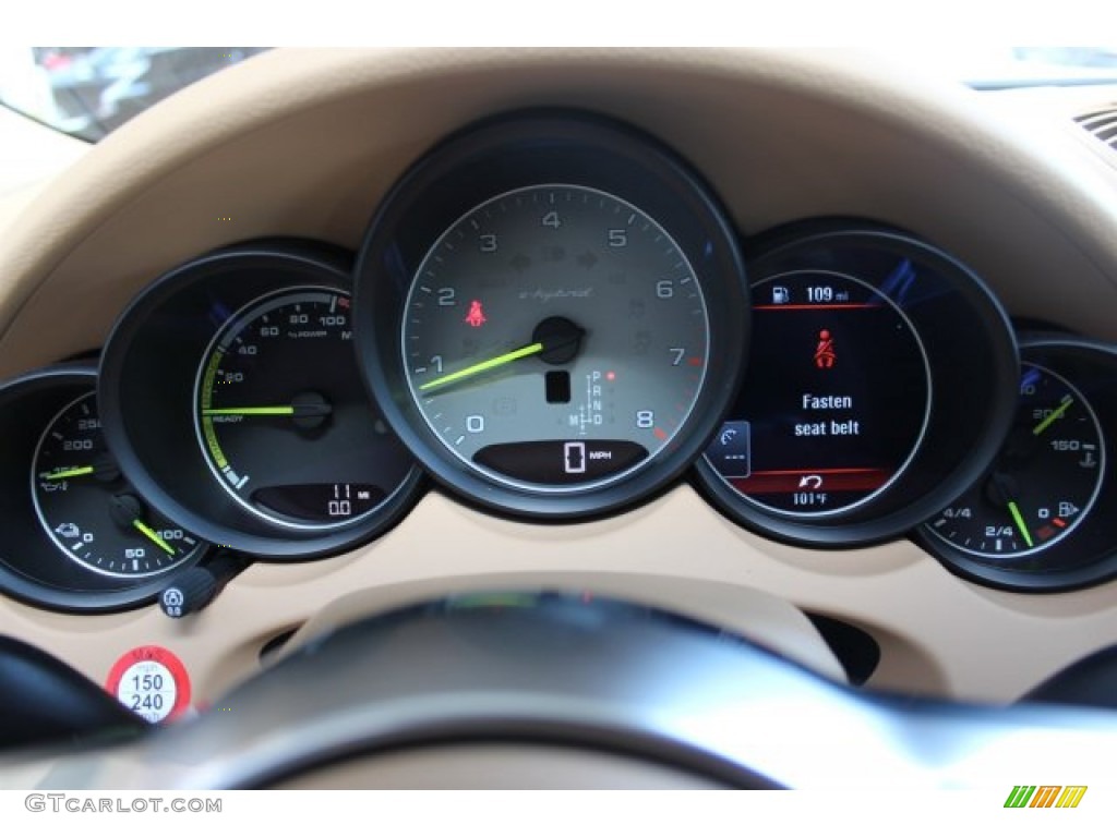 2016 Porsche Cayenne S E-Hybrid Gauges Photo #105936835