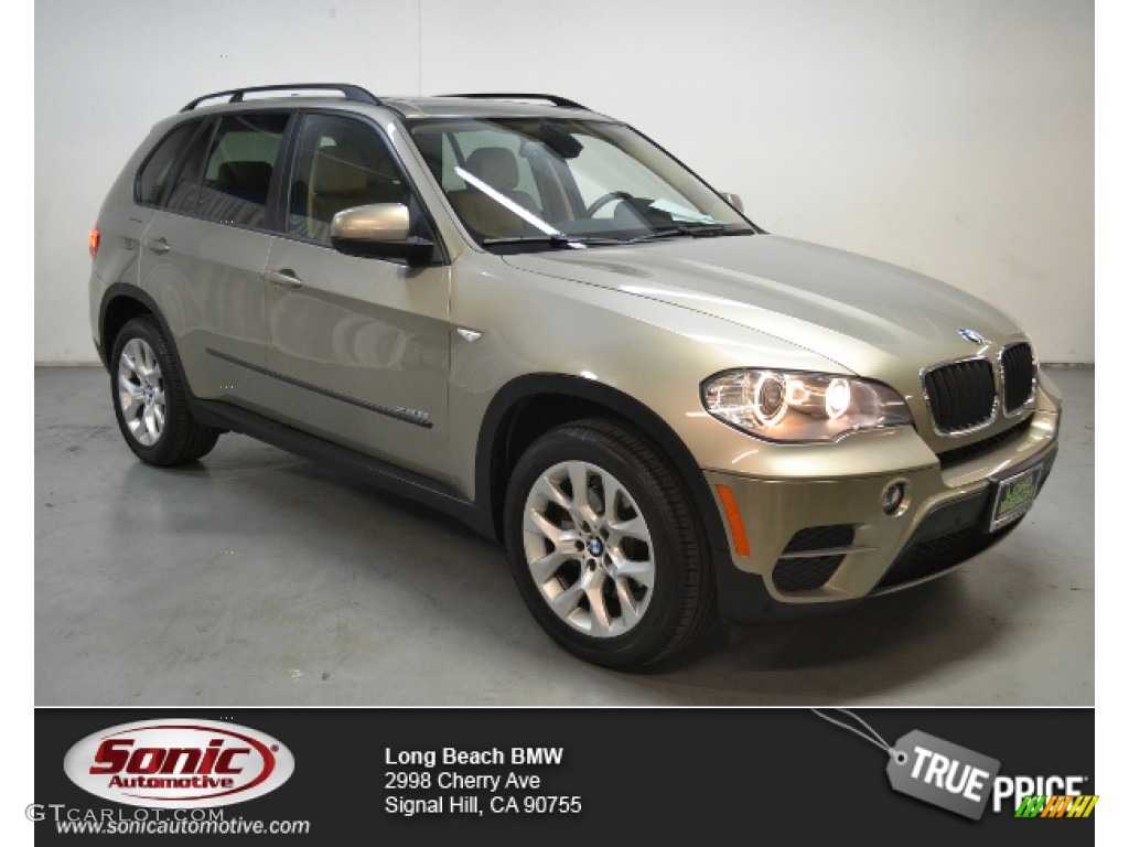2011 X5 xDrive 35i - Platinum Bronze Metallic / Sand Beige photo #1