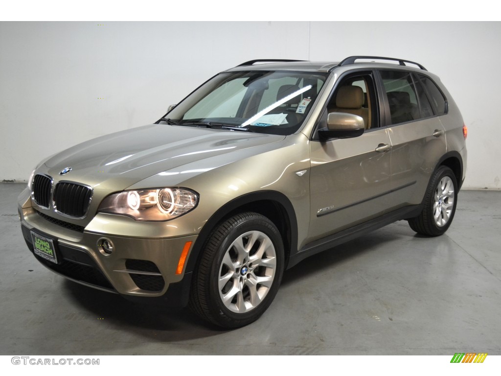 2011 X5 xDrive 35i - Platinum Bronze Metallic / Sand Beige photo #9