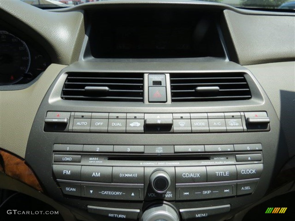 2009 Accord EX-L Sedan - Crystal Black Pearl / Gray photo #18