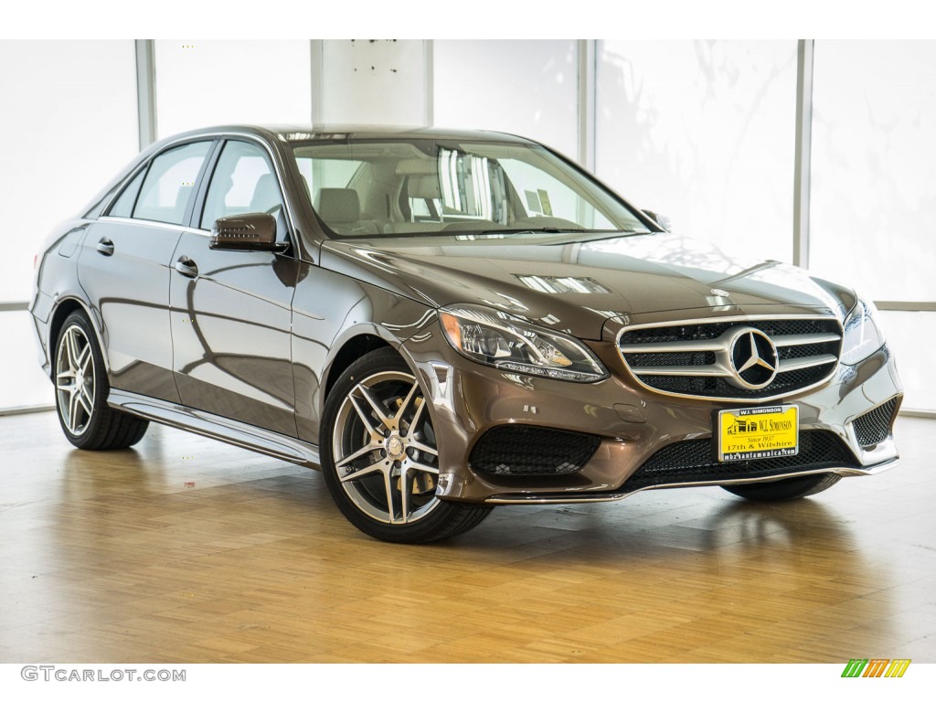 2016 E 350 Sedan - Dolomite Brown Metallic / Silk Beige/Espresso Brown photo #12