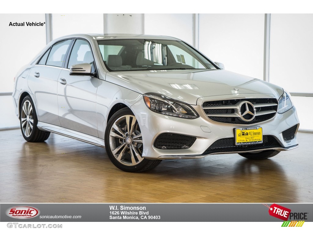 2016 E 350 Sedan - Iridium Silver Metallic / Crystal Grey/Black photo #1