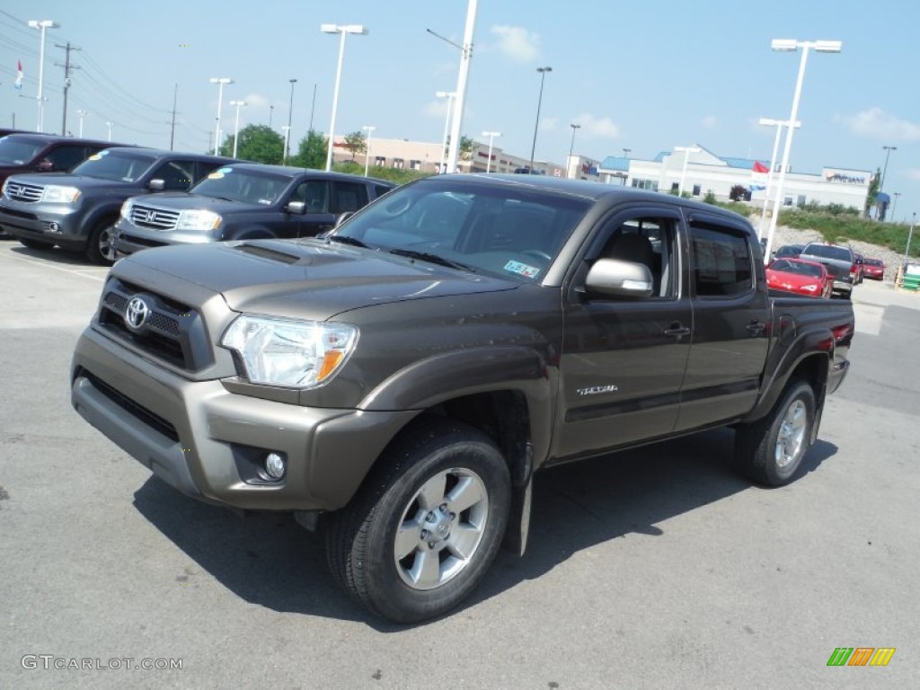 Pyrite Mica 2014 Toyota Tacoma V6 TRD Sport Double Cab 4x4 Exterior Photo #105945010