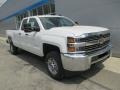 2015 Summit White Chevrolet Silverado 2500HD WT Double Cab 4x4  photo #11