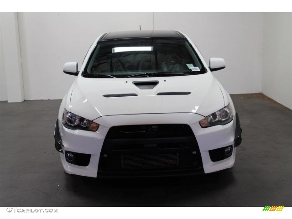 2011 Lancer Evolution GSR - Wicked White / Black photo #7