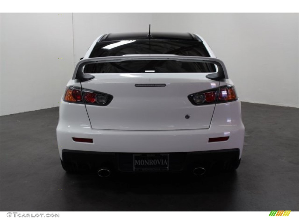 2011 Lancer Evolution GSR - Wicked White / Black photo #8