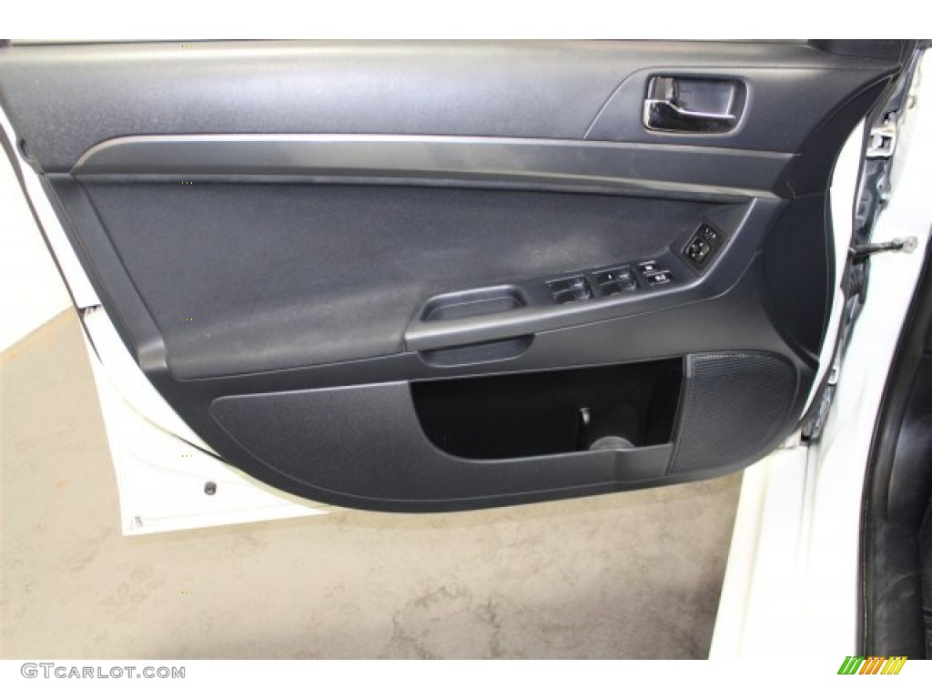 2011 Lancer Evolution GSR - Wicked White / Black photo #13