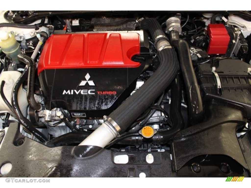 2011 Lancer Evolution GSR - Wicked White / Black photo #19