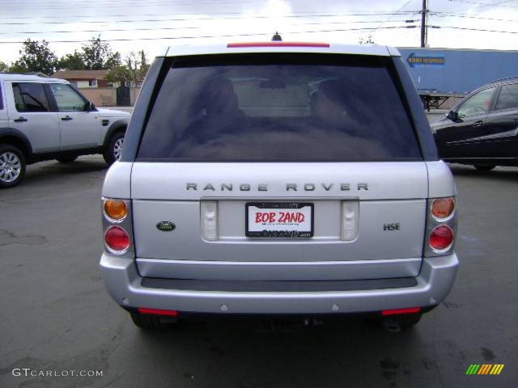 2005 Range Rover HSE - Zambezi Silver Metallic / Charcoal/Jet photo #7