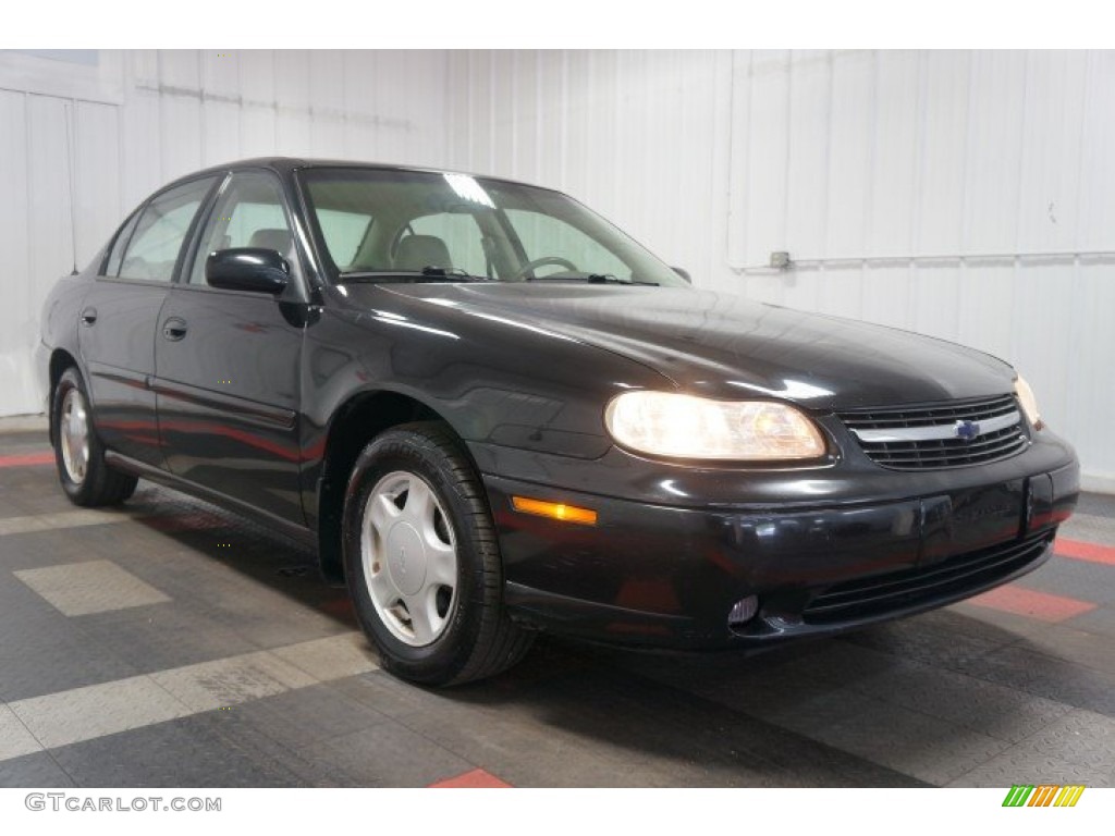 2000 Malibu LS Sedan - Black / Neutral photo #5