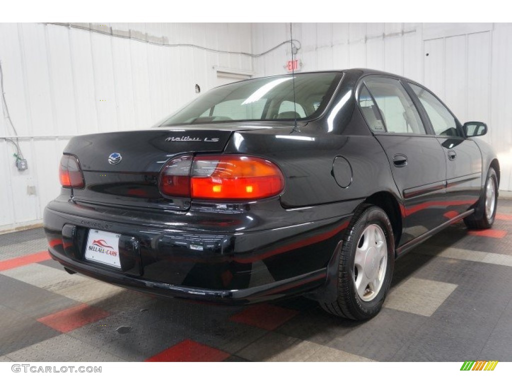 2000 Malibu LS Sedan - Black / Neutral photo #8