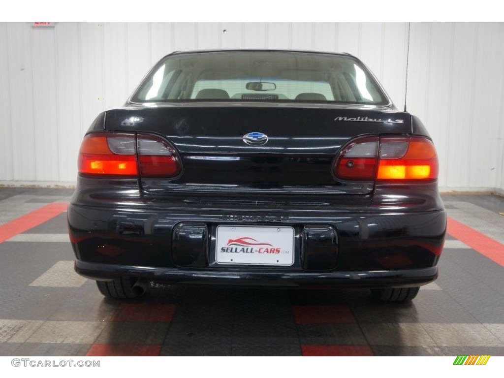 2000 Malibu LS Sedan - Black / Neutral photo #9