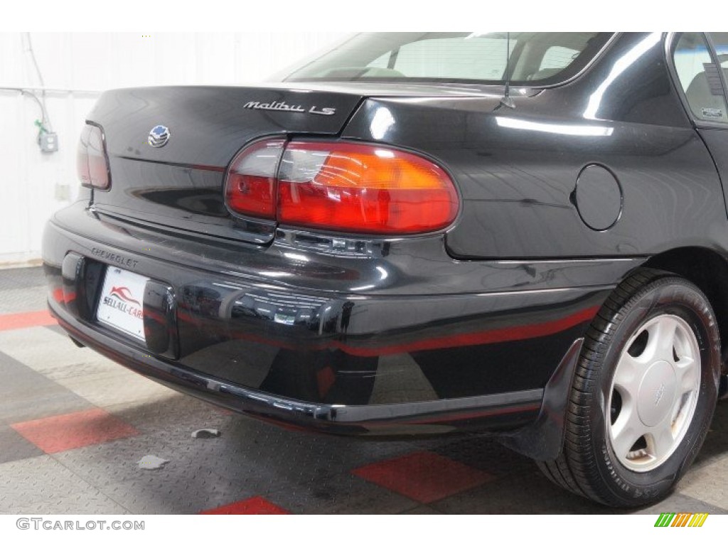 2000 Malibu LS Sedan - Black / Neutral photo #56