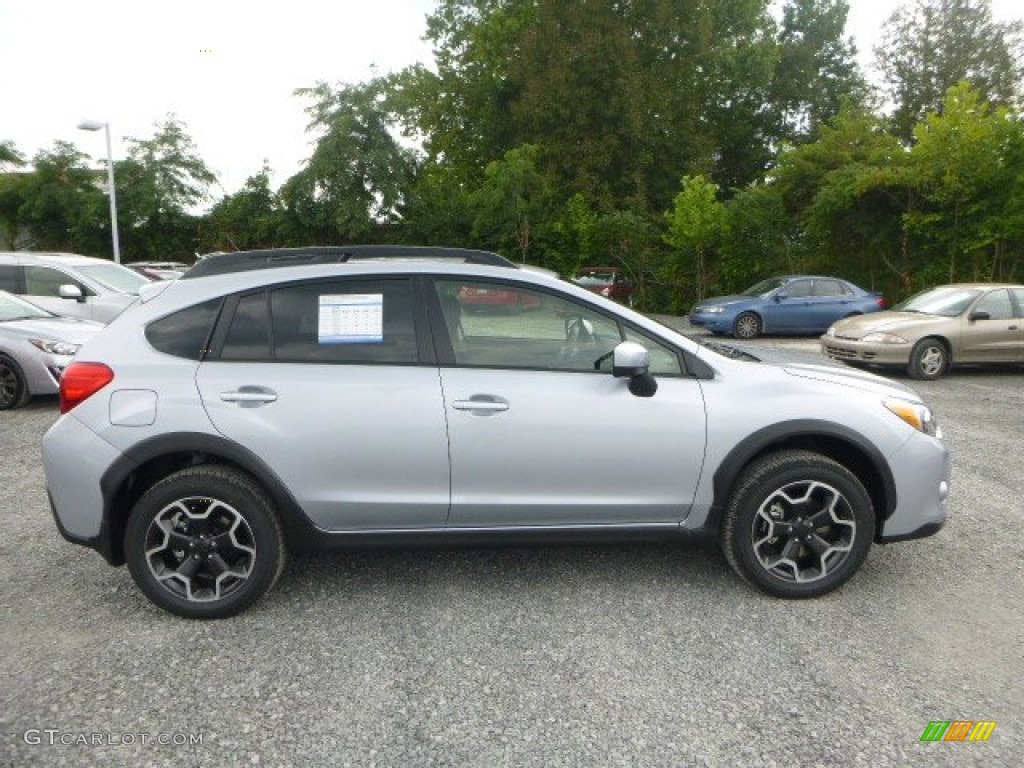 2015 XV Crosstrek 2.0i Premium - Ice Silver Metallic / Black photo #3