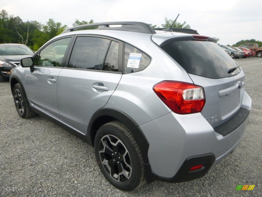2015 XV Crosstrek 2.0i Premium - Ice Silver Metallic / Black photo #6