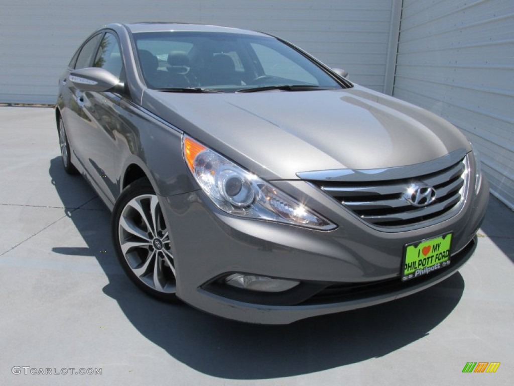 2014 Sonata SE - Harbor Gray Metallic / Gray photo #1