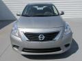 2014 Magnetic Gray Nissan Versa 1.6 S Sedan  photo #5